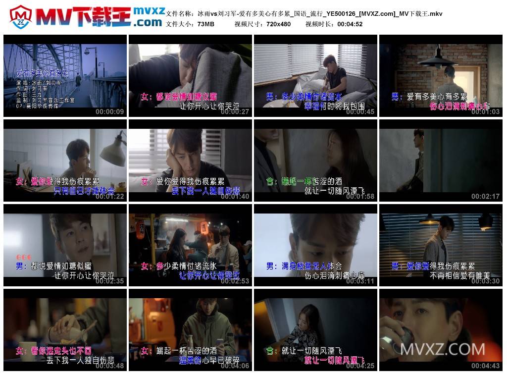 冰雨vs刘习军-爱有多美心有多累_国语_流行_YE500126